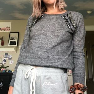 JCREW Super Soft Embellished Pullover Sweater